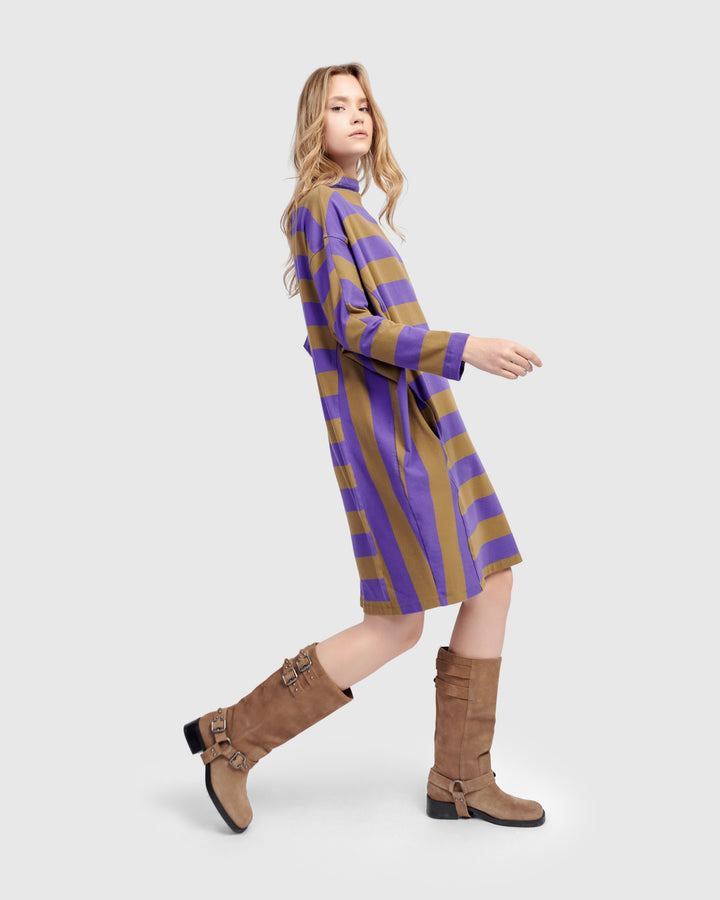 Urban Striker Tee Dress, Purple