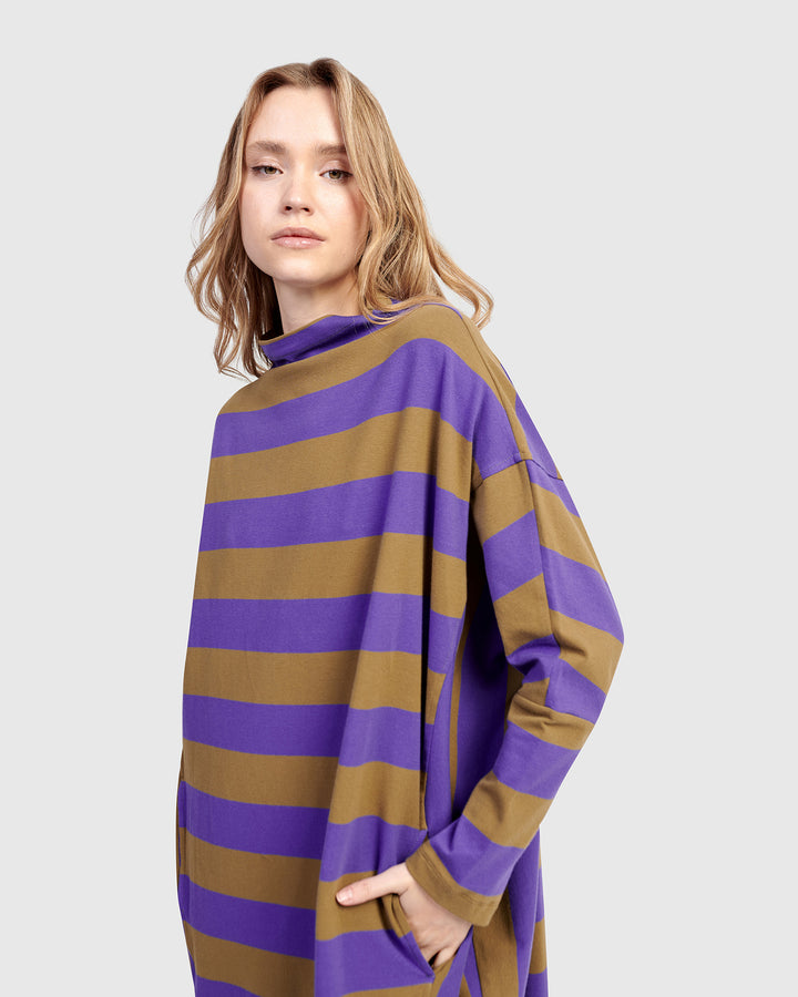 Urban Striker Tee Dress, Purple