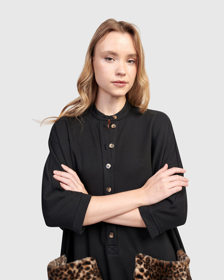 Urban Cub Lounge Dress, Black