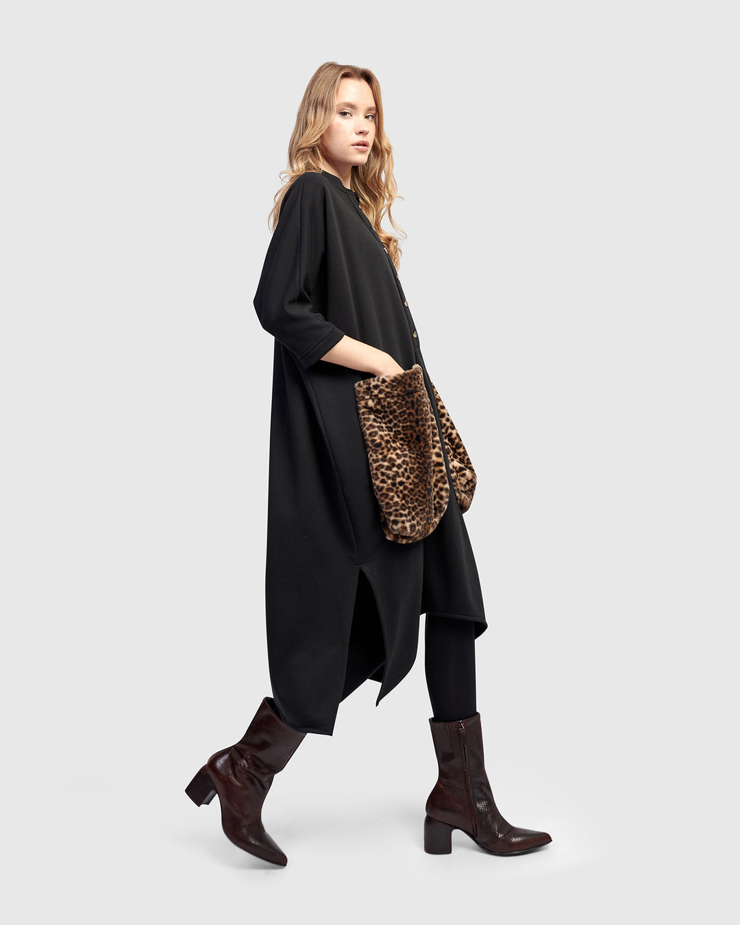 Urban Cub Lounge Dress, Black
