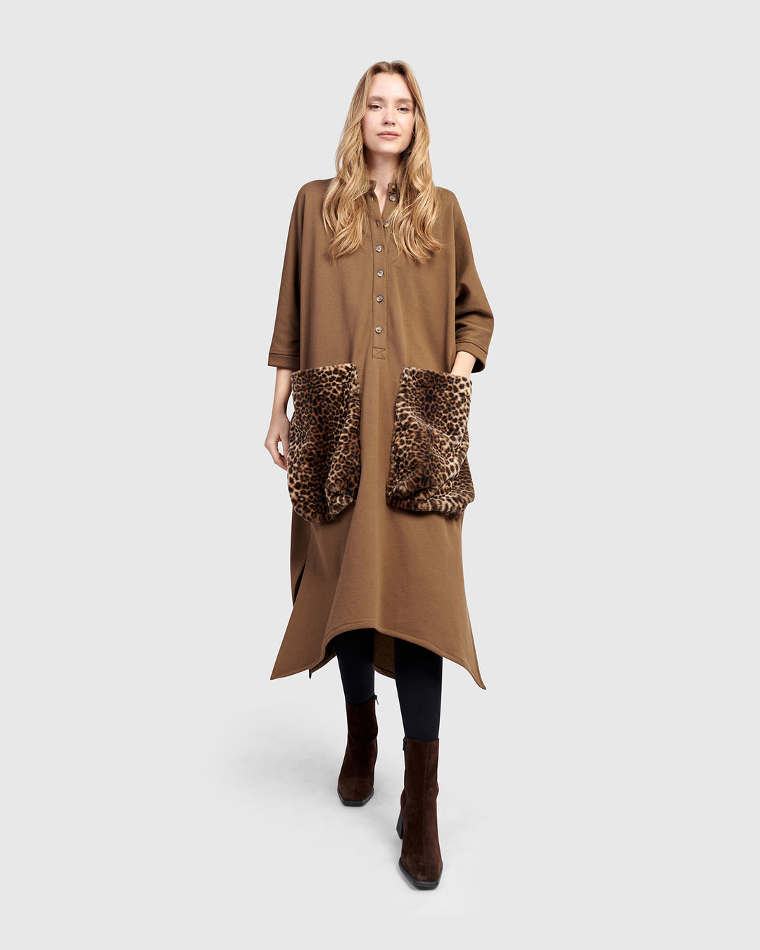 Urban Cub Lounge Dress, Camel