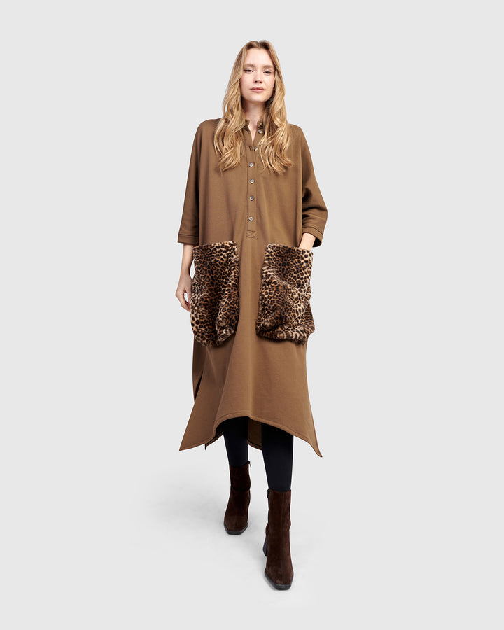 Urban Cub Lounge Dress, Camel