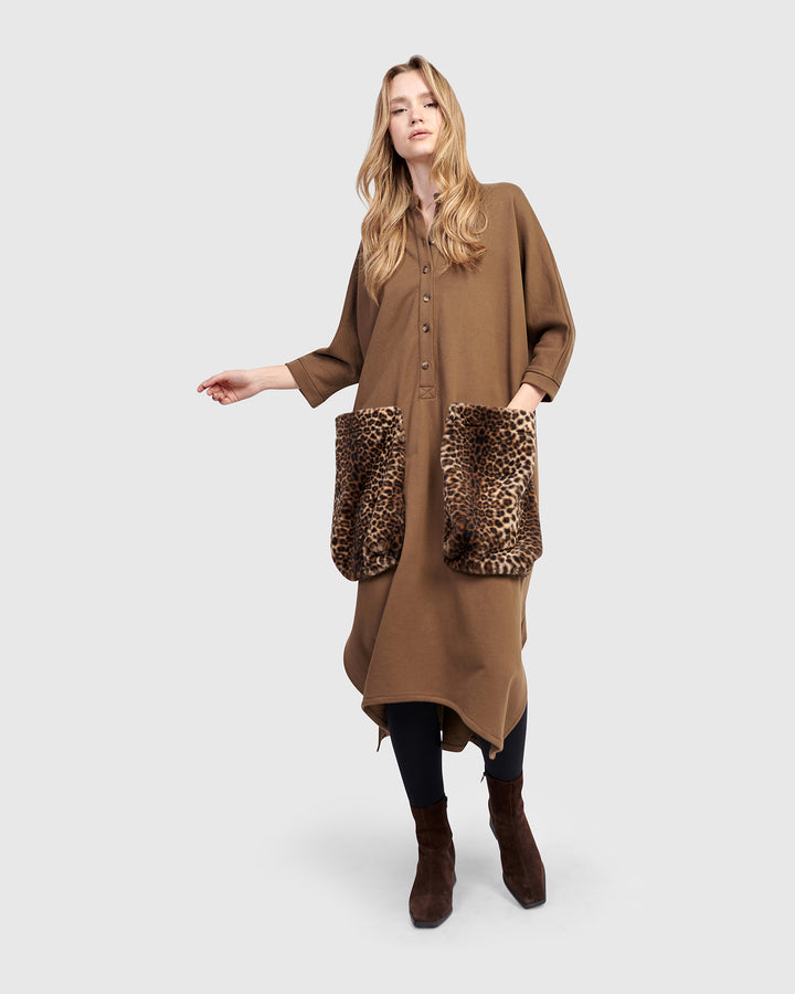 Urban Cub Lounge Dress, Camel