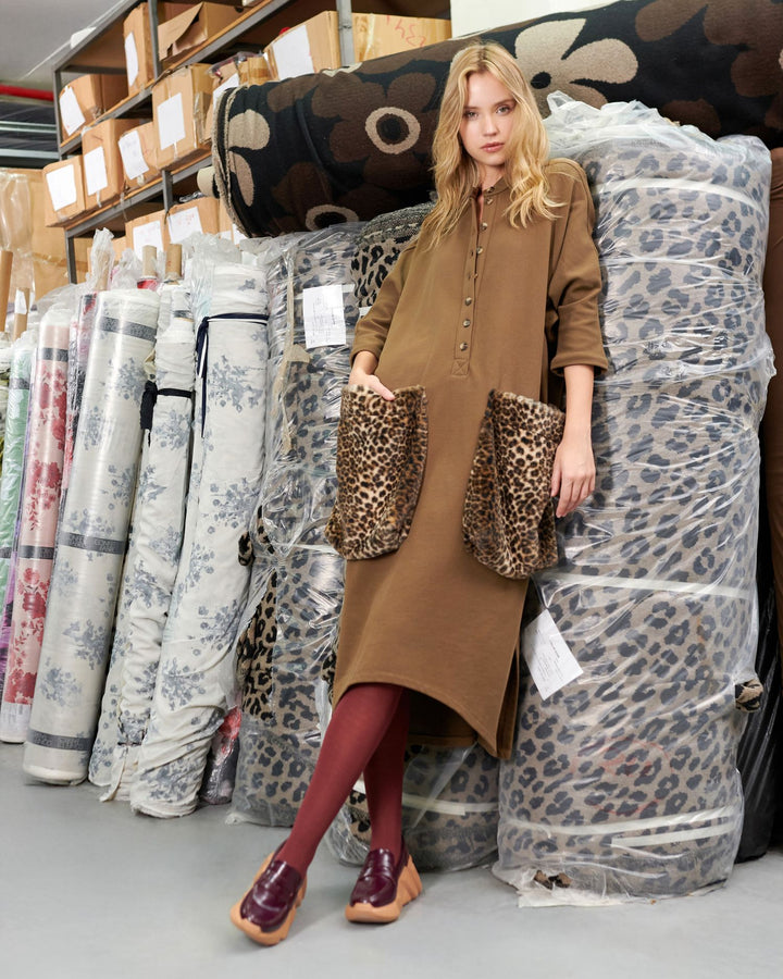 Urban Cub Lounge Dress, Camel