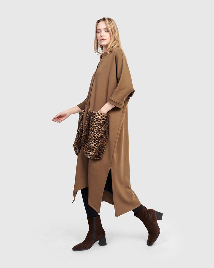 Urban Cub Lounge Dress, Camel