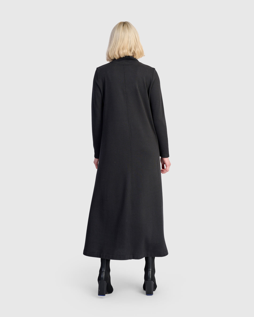 Urban Cloud A-line Dress, Black