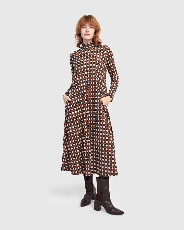 Ziggy A-line Dress, Groove