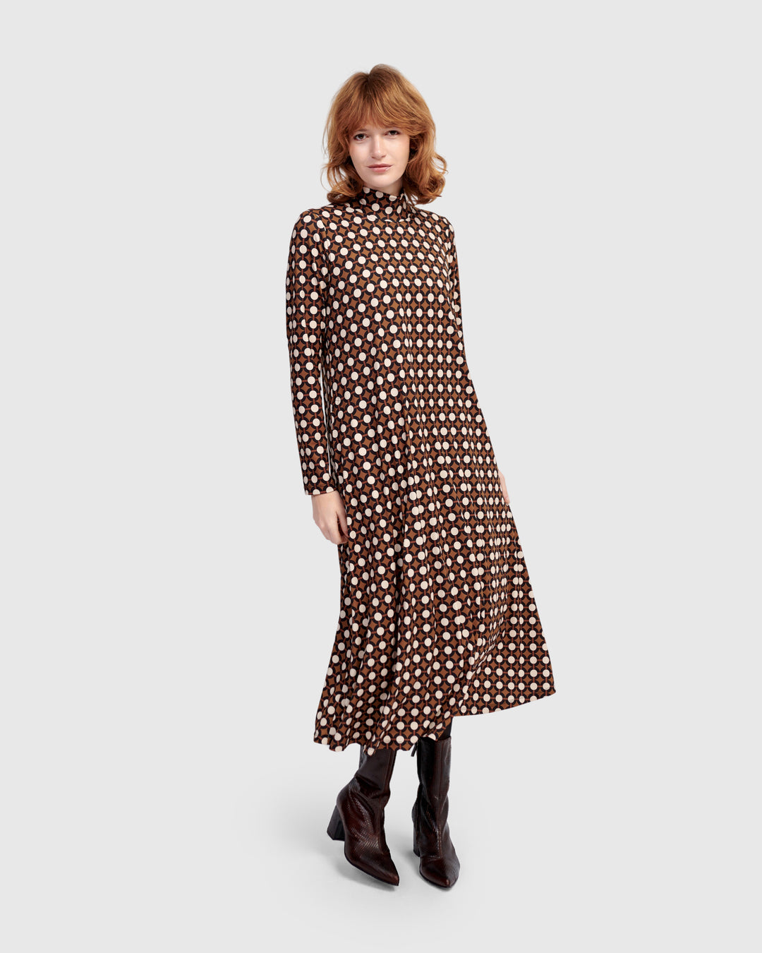 Ziggy A-line Dress, Groove