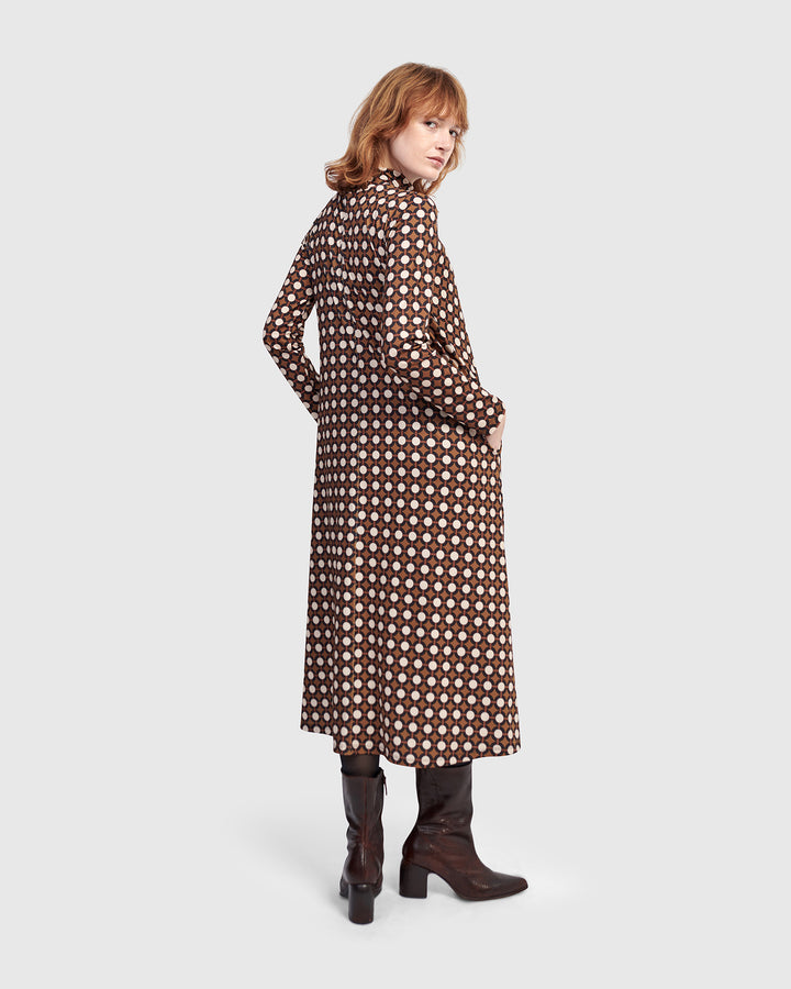 Ziggy A-line Dress, Groove