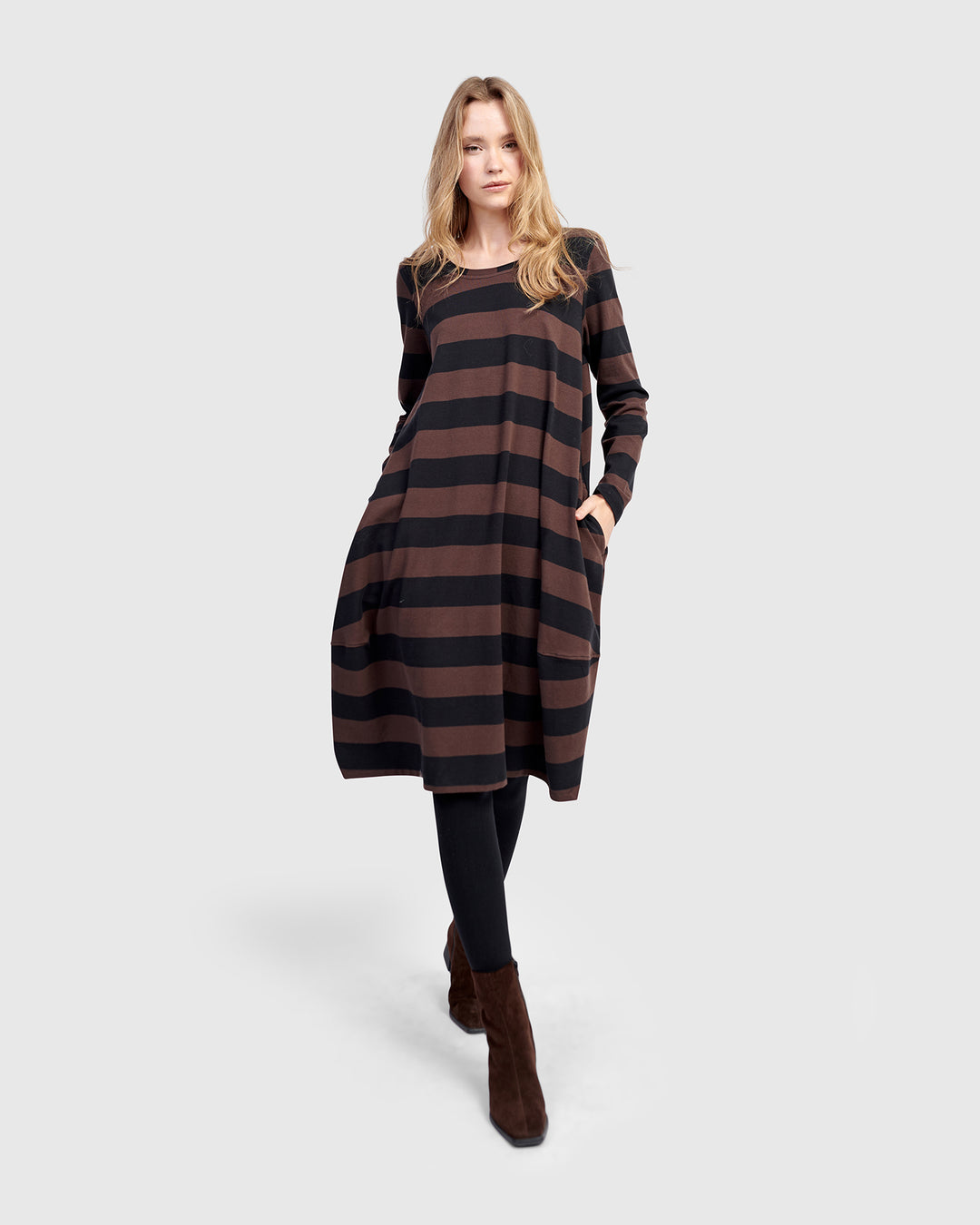 Urban Moxy Relaxed Dress, Brown
