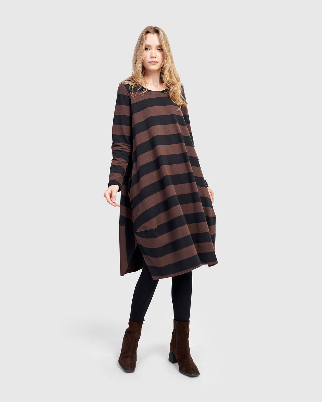 Urban Moxy Relaxed Dress, Brown