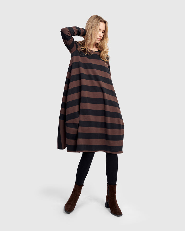 Urban Moxy Relaxed Dress, Brown