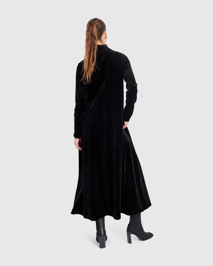 Everyday Velvet Maxi Dress, Black