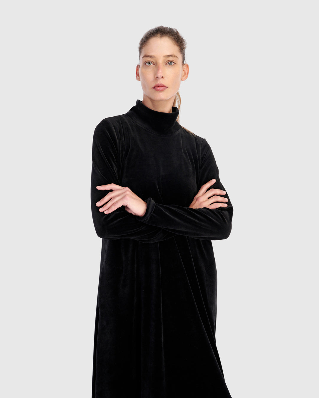 Everyday Velvet Maxi Dress, Black