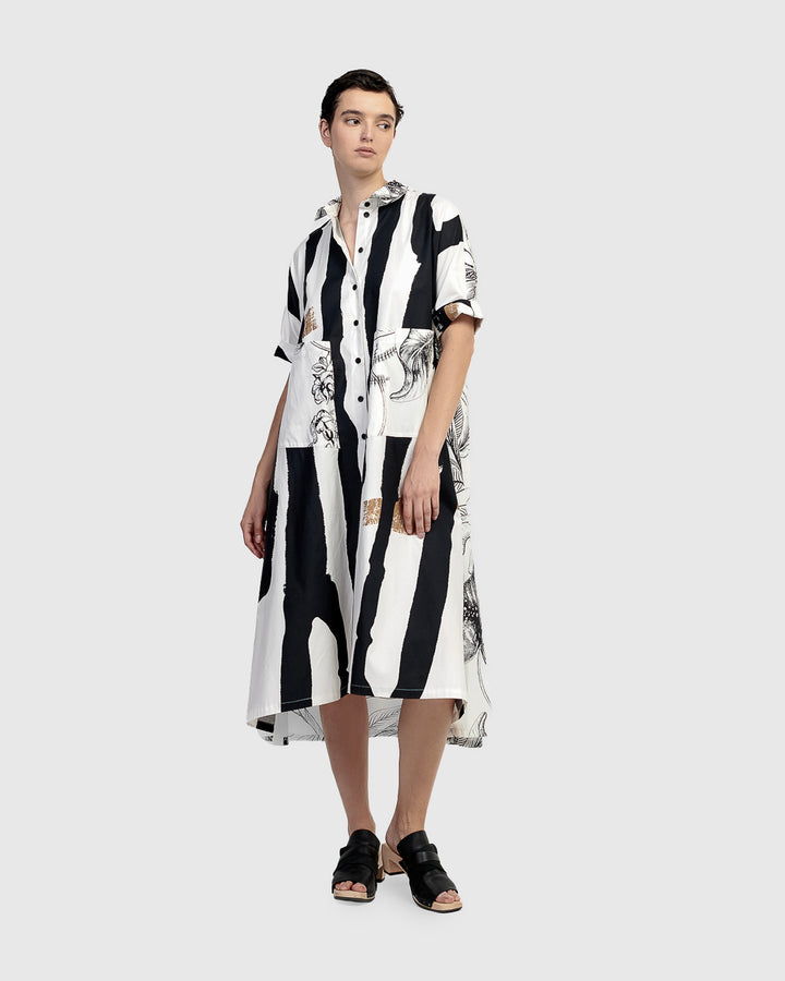 Urban Brixton Shirt Dress, Zebra