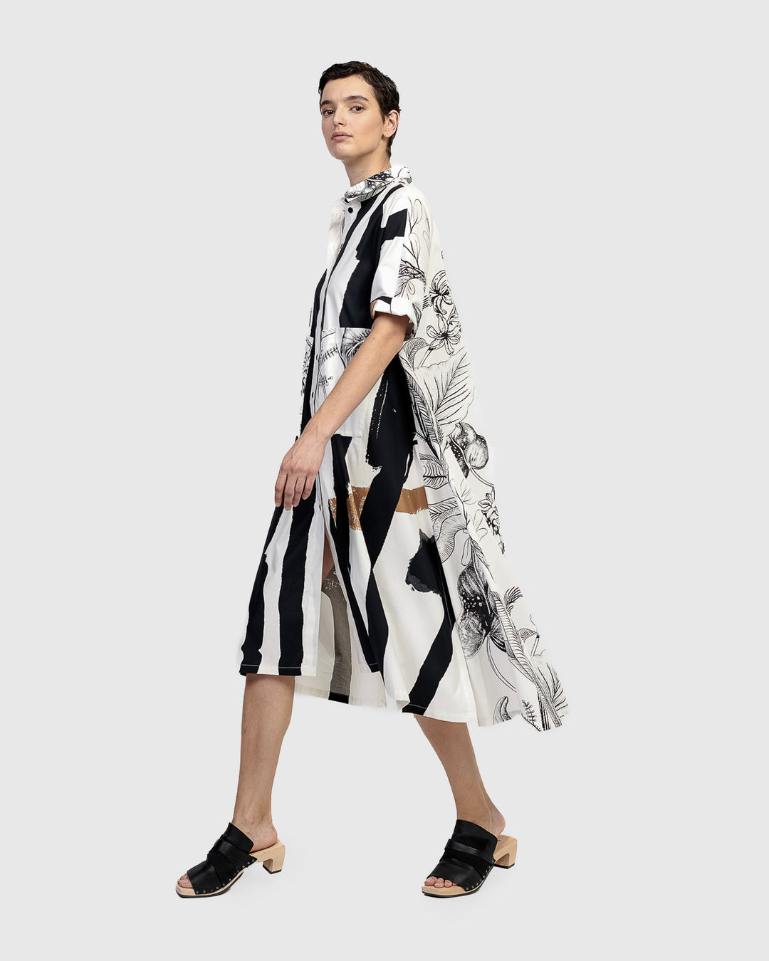 Urban Brixton Shirt Dress, Zebra