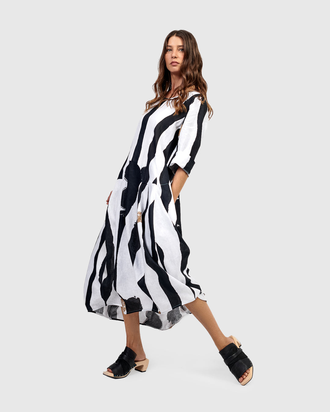 Urban Melbourne Relaxed Dress, Zebra