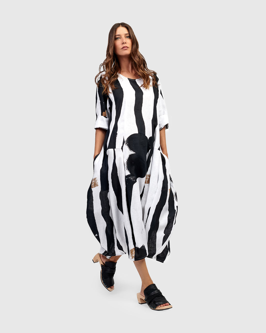 Urban Melbourne Relaxed Dress, Zebra