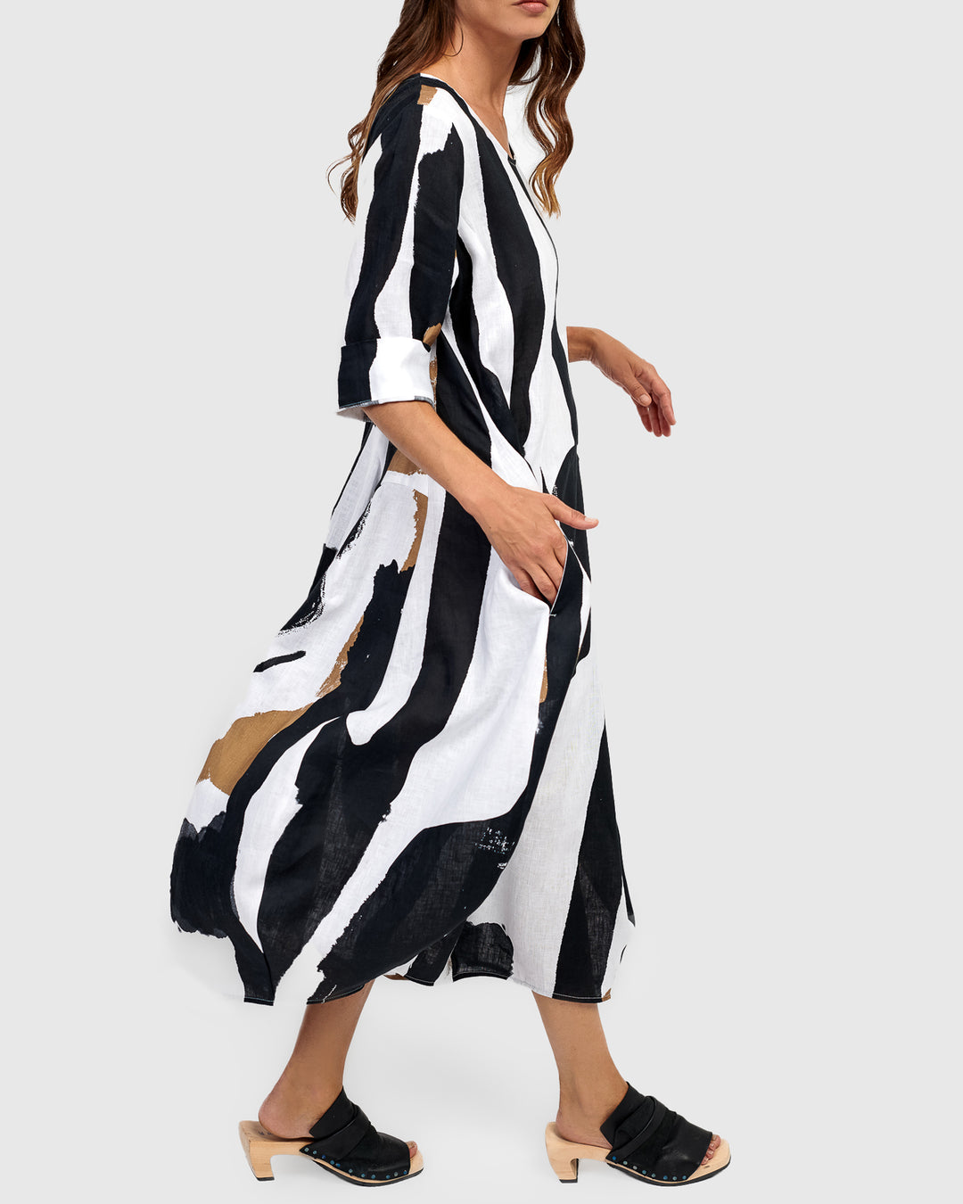 Urban Melbourne Relaxed Dress, Zebra