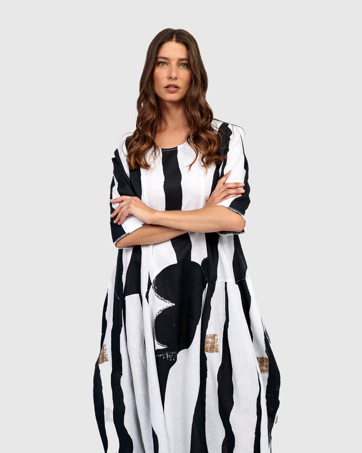 Urban Melbourne Relaxed Dress, Zebra