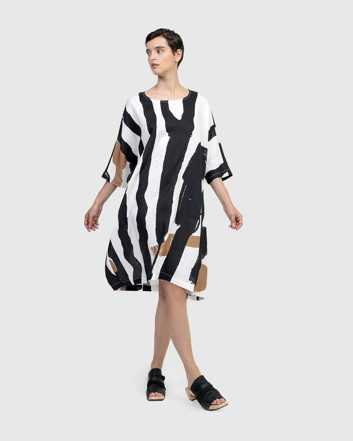 Urban Amsterdam Oversized Dress, Zebra