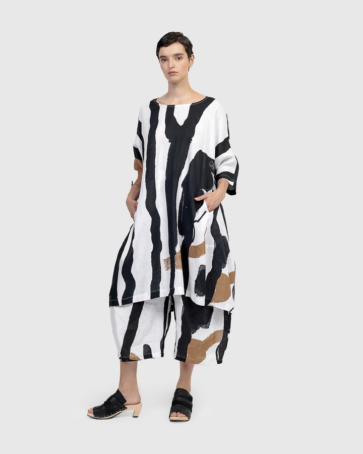 Urban Amsterdam Oversized Dress, Zebra