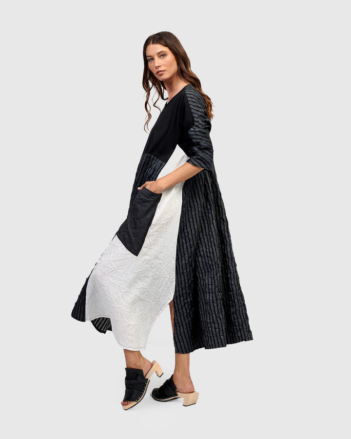 Urban Morocco Midi Dress, Mono