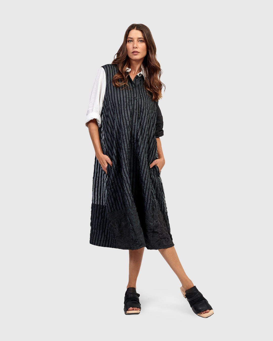 Urban Kyoto Shirt Dress, Mono