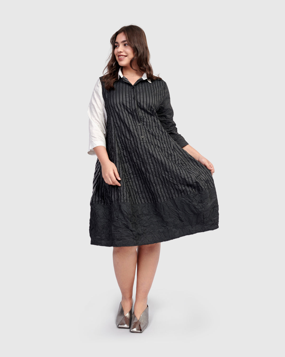 Urban Kyoto Shirt Dress, Mono