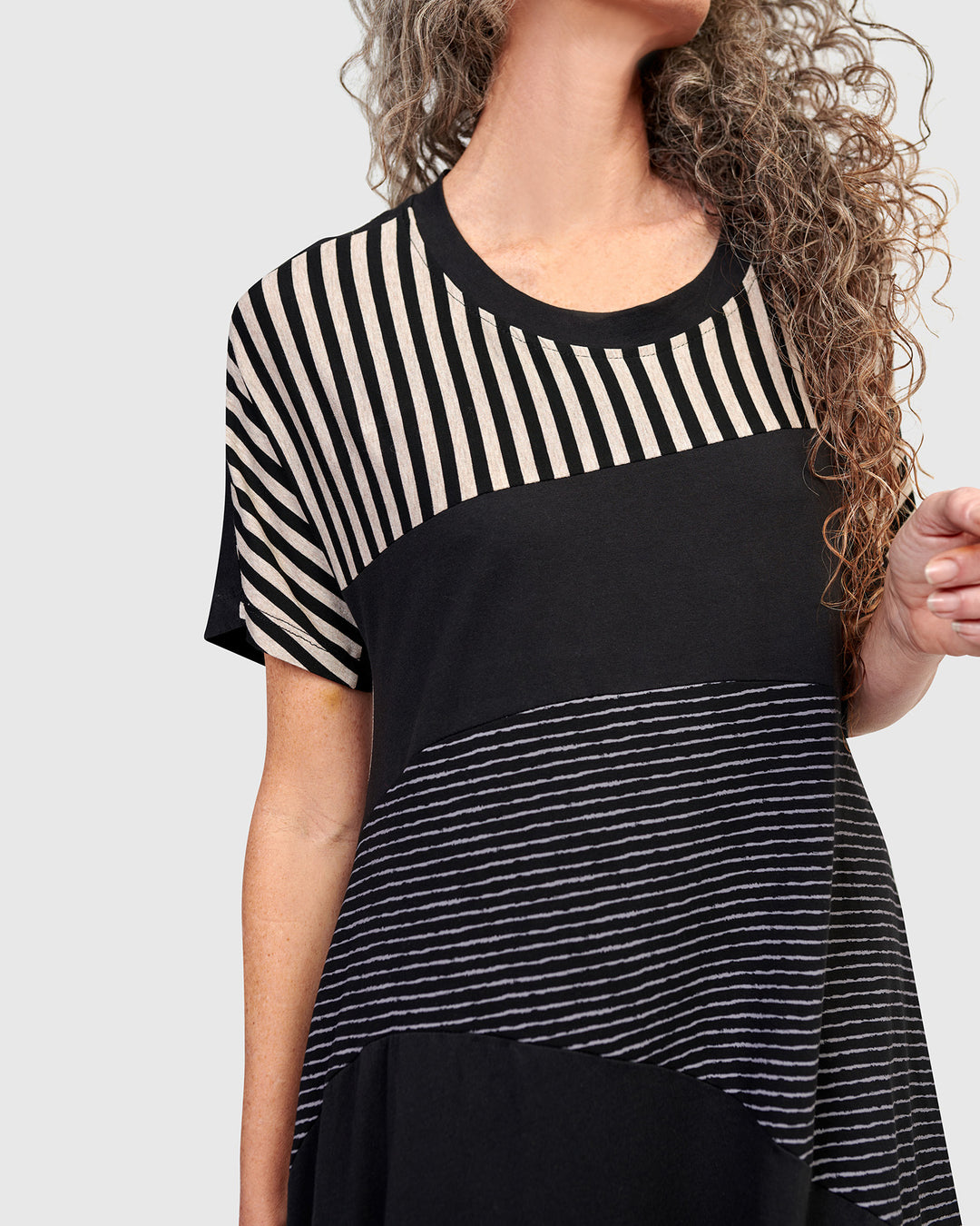 Urban Santa Fe T-Shirt Dress, Stripes