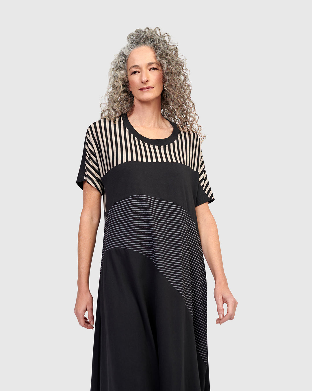 Urban Santa Fe T-Shirt Dress, Stripes