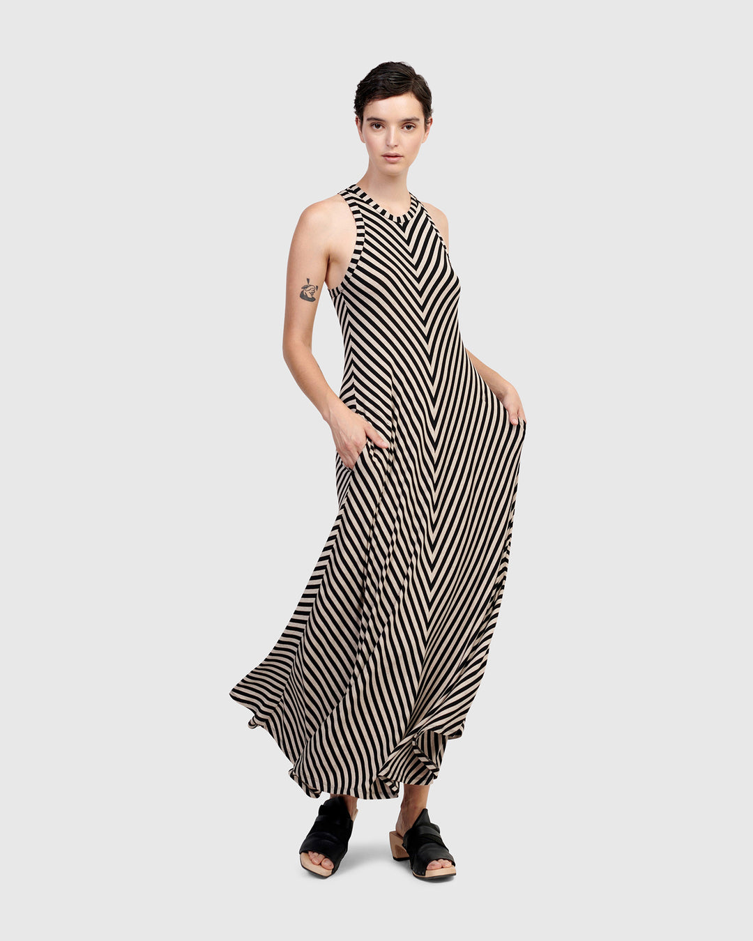 Alembika Urban Cleopatra Maxi Dress, Stripes Stripes / 1 (US 6-8)