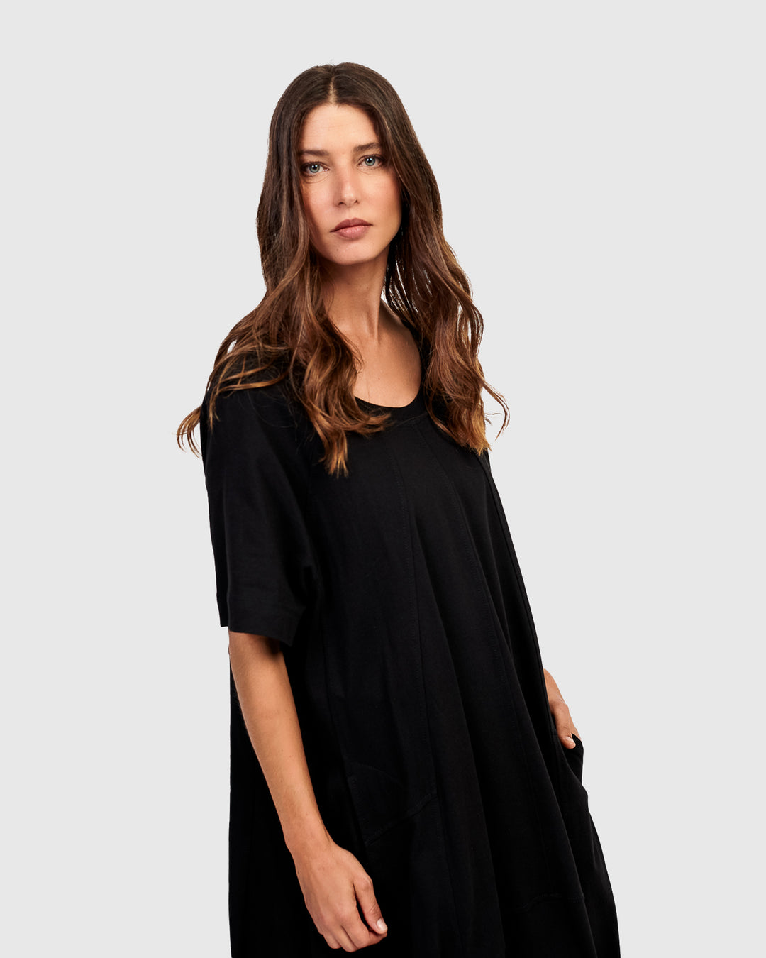 Urban Copenhagen Relaxed Dress, Black