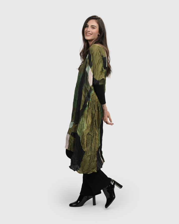 Al Fresco Muumuu Dress, Olive