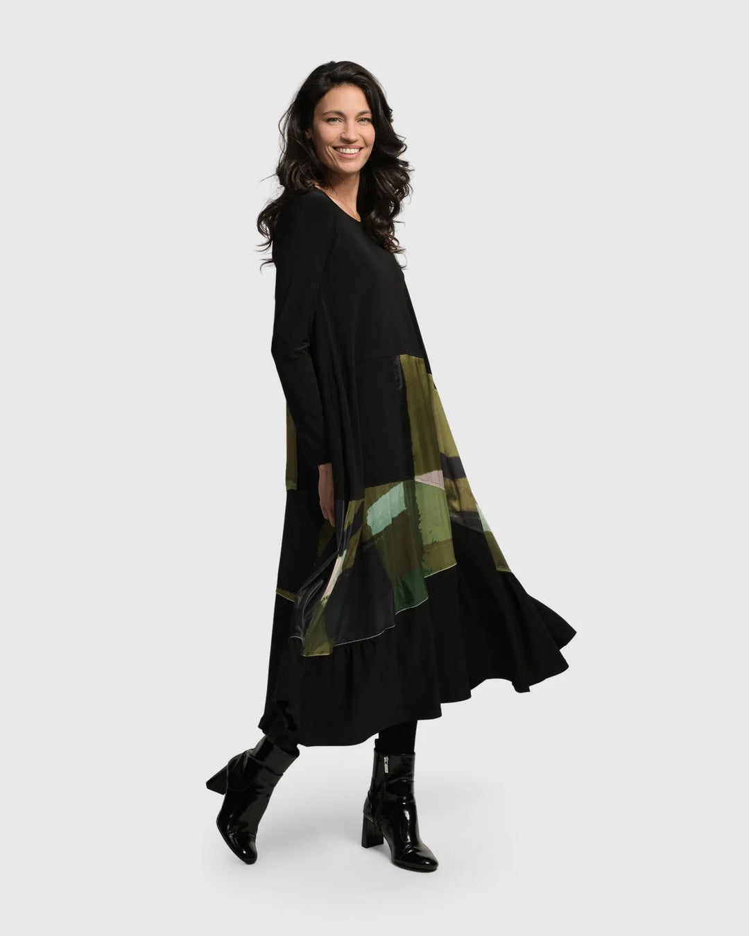 Vespa Maxi Dress, Olive