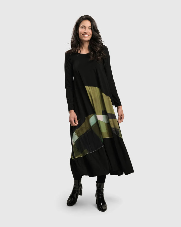 Vespa Maxi Dress, Olive