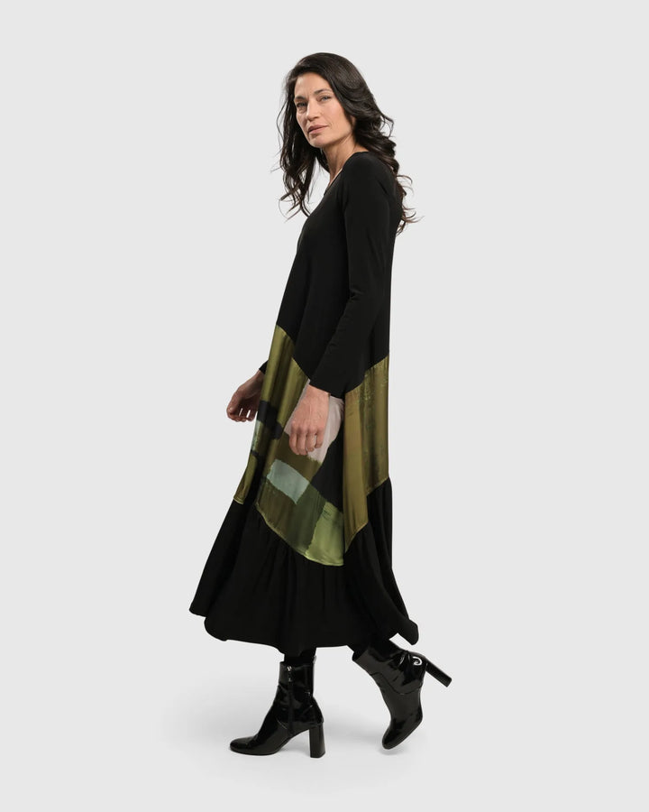 Vespa Maxi Dress, Olive