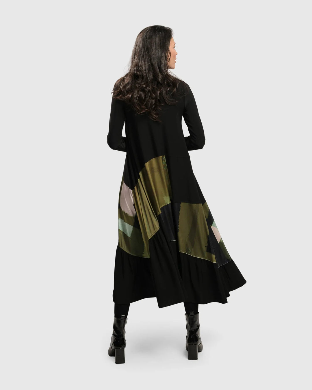 Vespa Maxi Dress, Olive