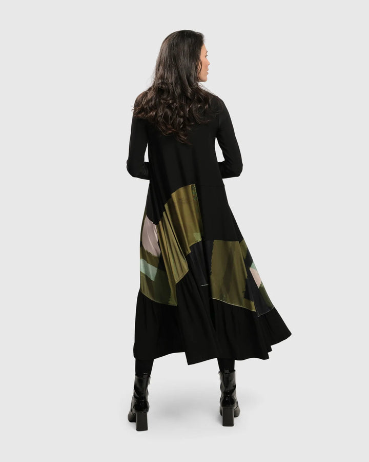 Vespa Maxi Dress, Olive