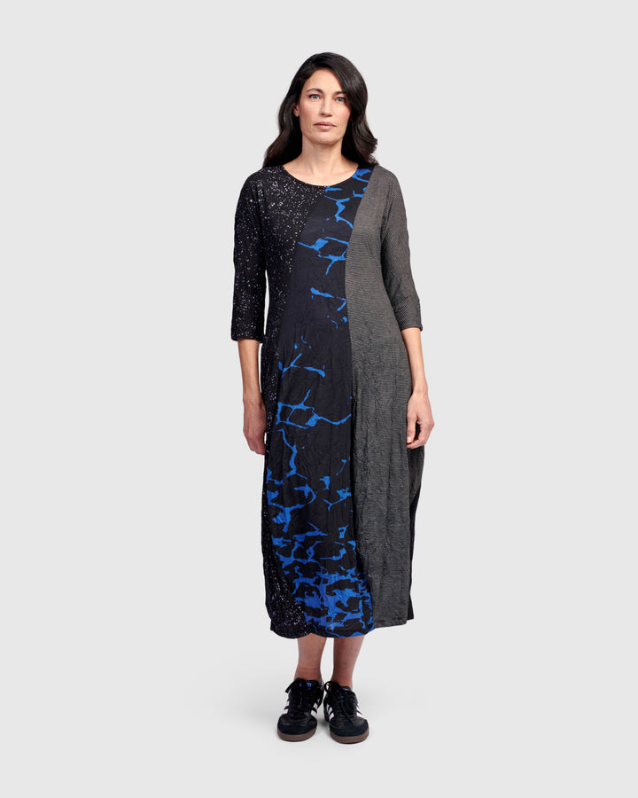 Arcadia Crew Cocoon Dress, Blue