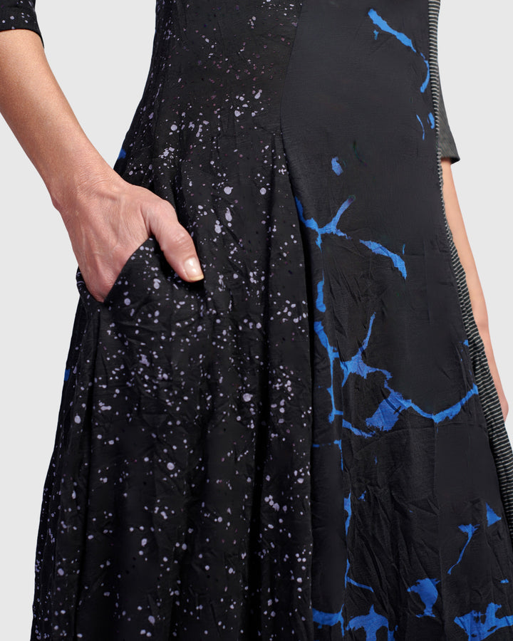 Arcadia Crew Cocoon Dress, Blue