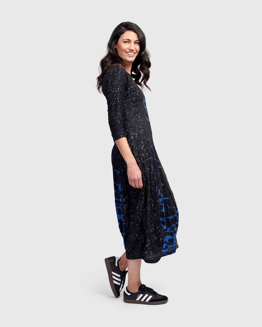 Arcadia Crew Cocoon Dress, Blue