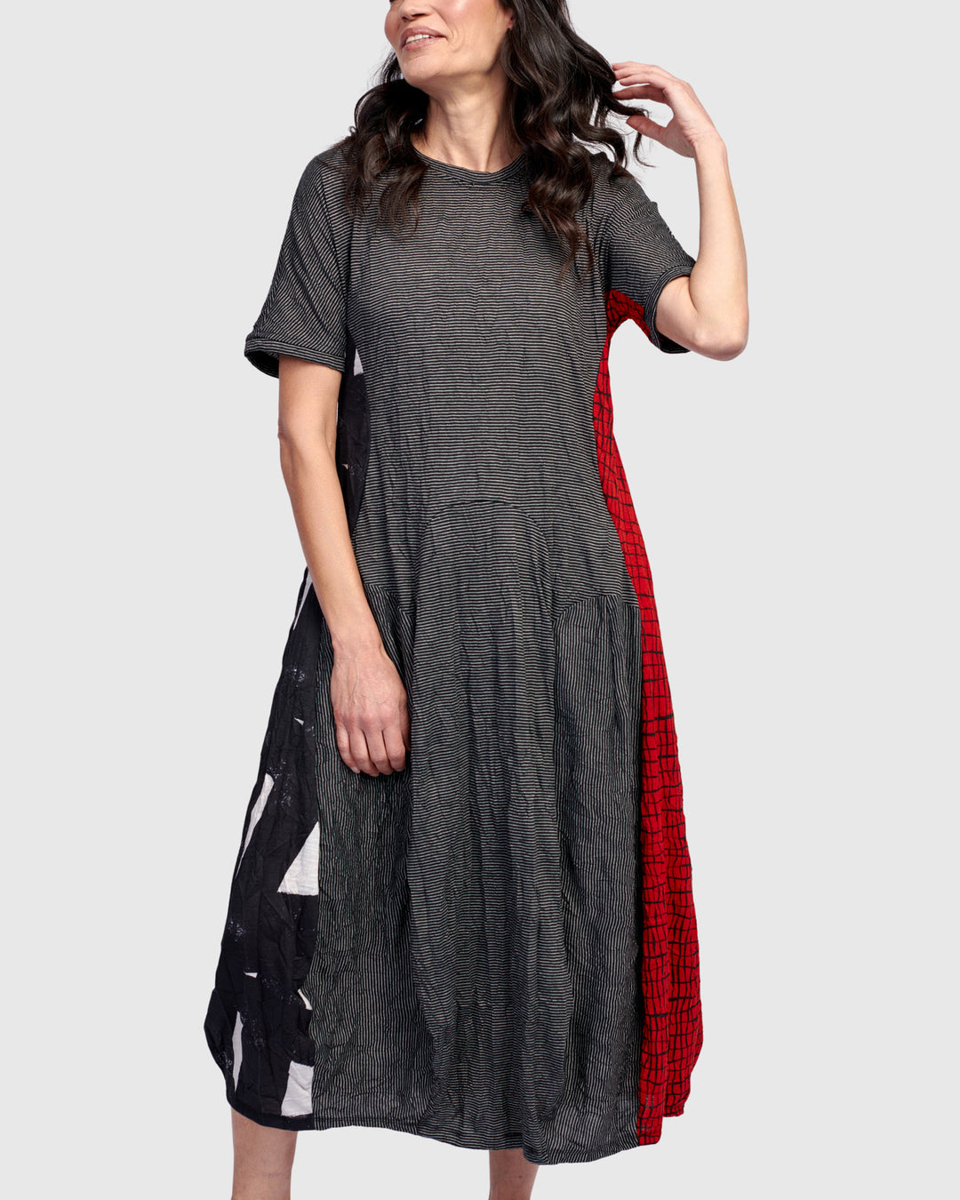 Scarlett T-Shirt Dress, Red Alembika U.S. Scarlett T-Shirt Dress, Red Alembika U.S.