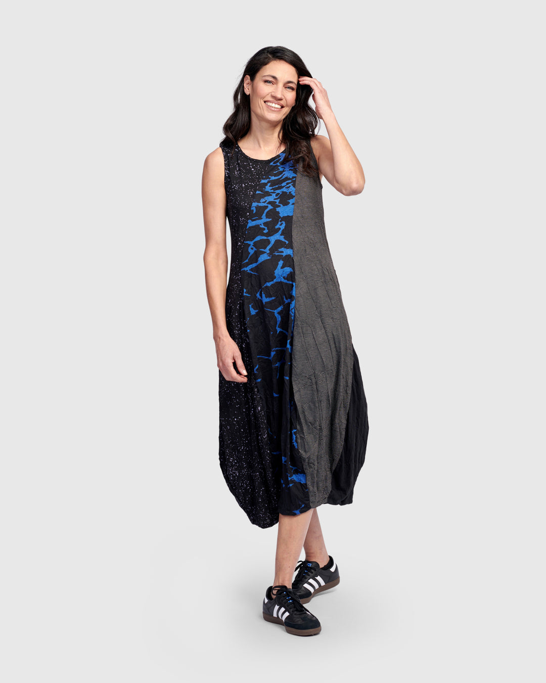 Blaise Sleeveless Dress, Blue