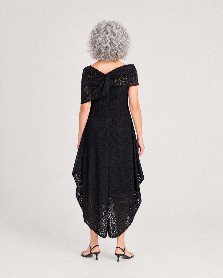 Savoir Lace Maxi Dress, Black