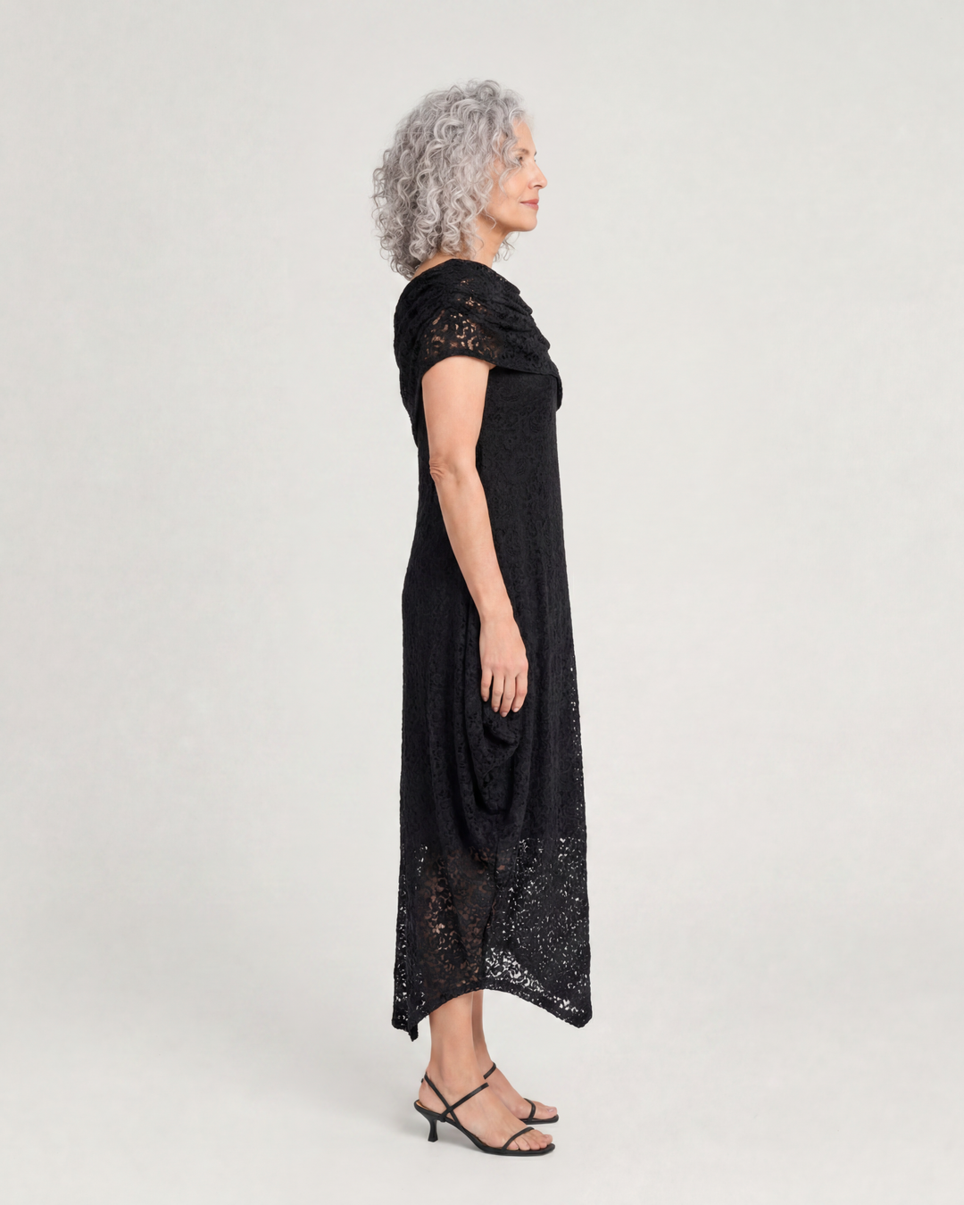 Savoir Lace Maxi Dress, Black
