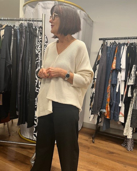 Bliss Slouchy Sweater, Cream