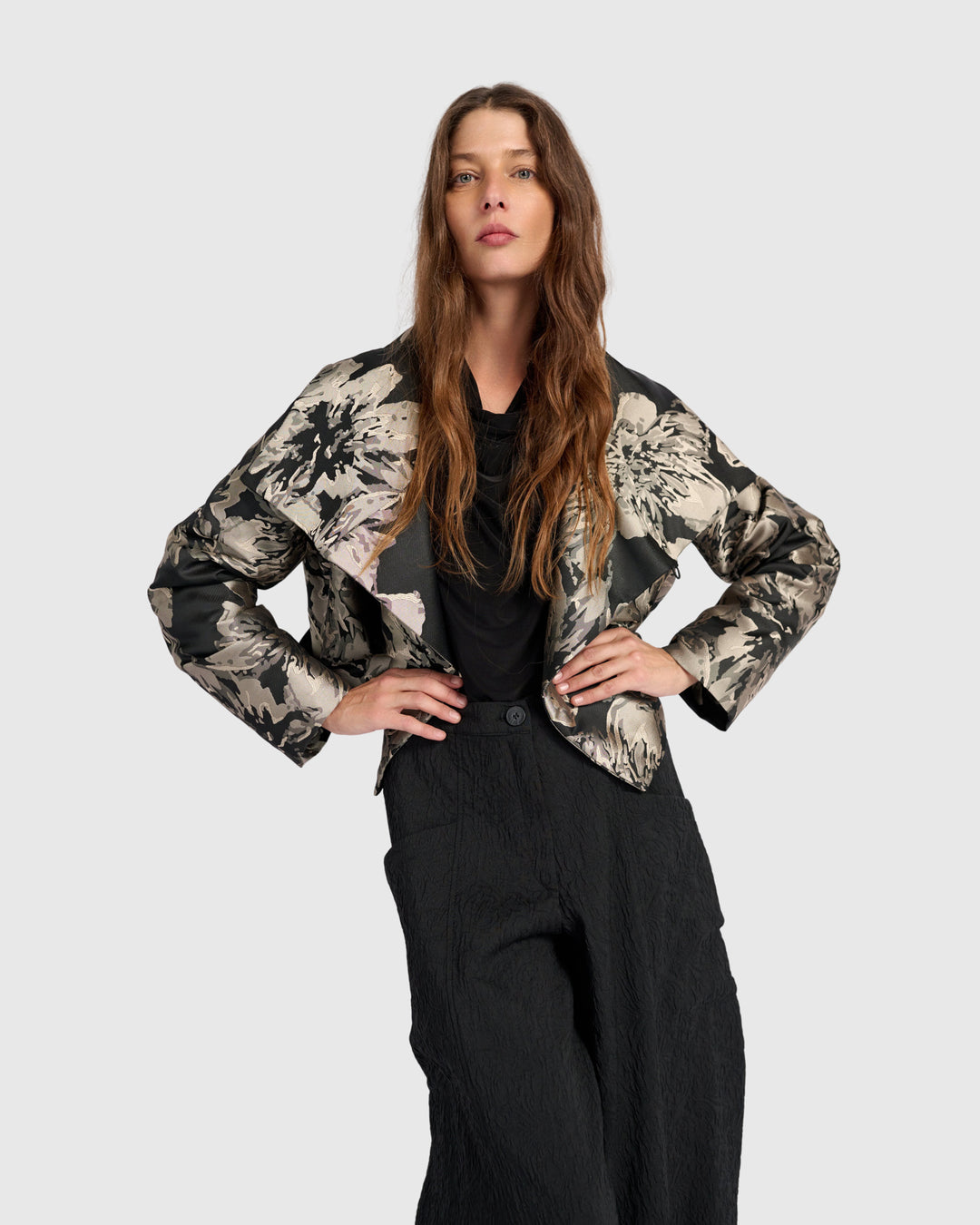 Nightfall Moto Jacket, Floral