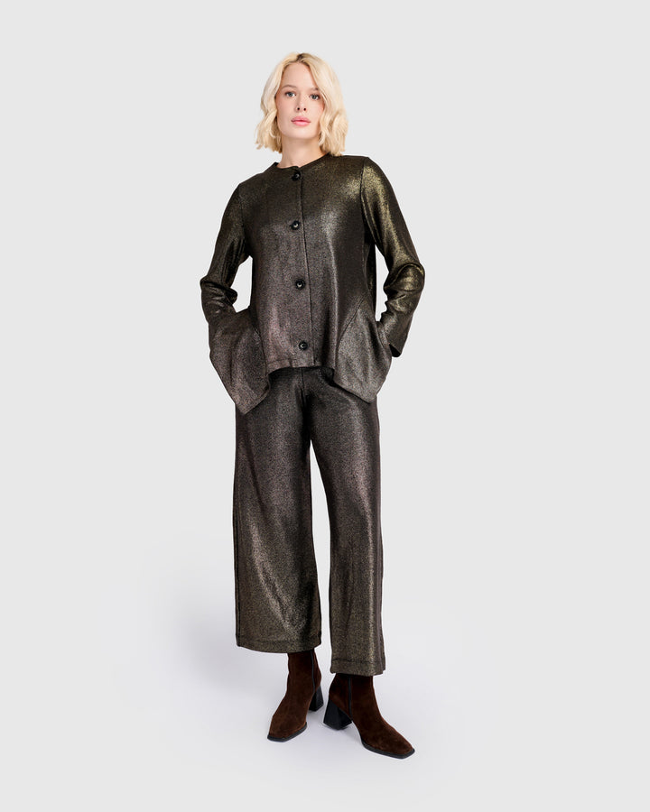 Inferno Straight Pants, Gold