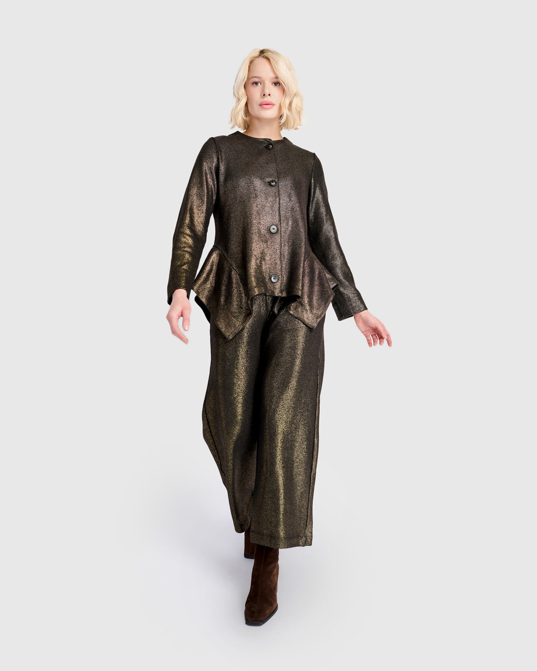 Hot Stuff Flounce Jacket, Gold